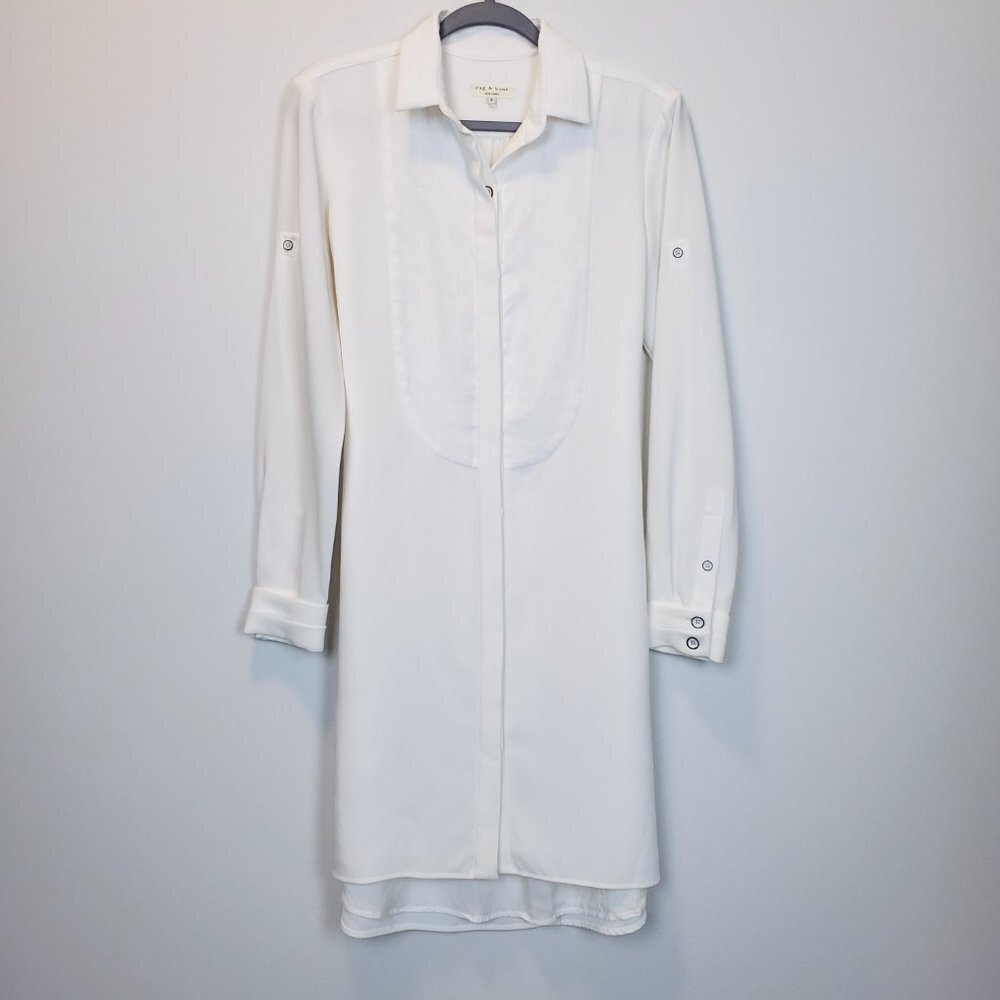 rag & bone White Midi Dress